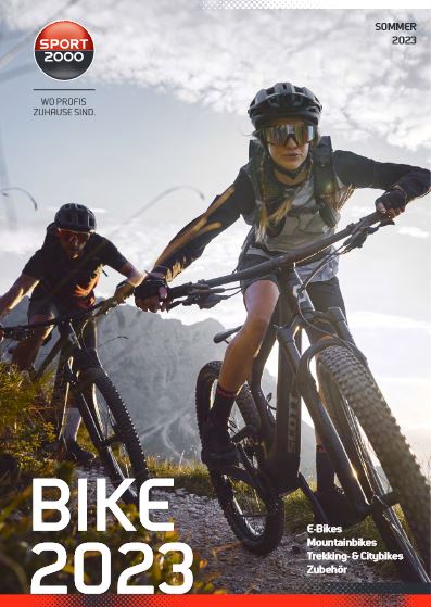 E-Bikes Mountainbikes Trekking- & Citybikes Zubehör SOMMER 2023